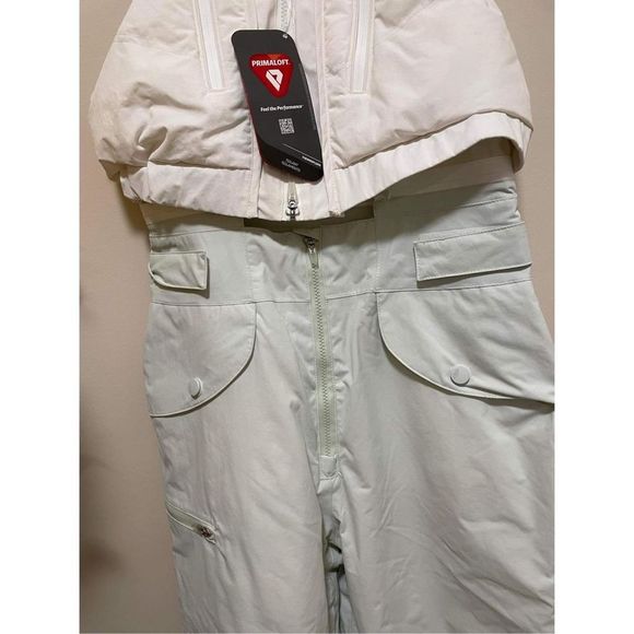 Free People Around The Block Bib Size S snow  jumpsuit - Picture 6 of 8